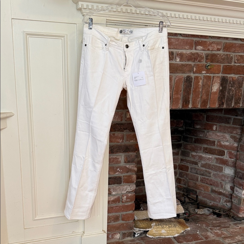 Tory Burch Habitual Women's White Boot Cut Jeans NWT